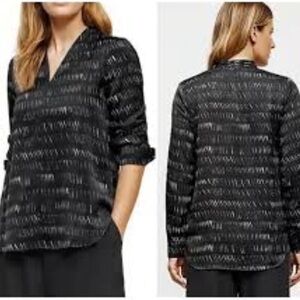 Eileen Fisher | Silk V-Neck Blouse